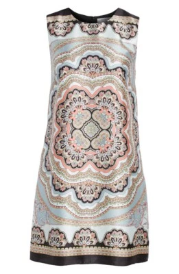 NWT Bailey 44 Vivid Dream, Kaleidoscope, Illusion Geometric Swing Sheath Dress - Image 1 of 4