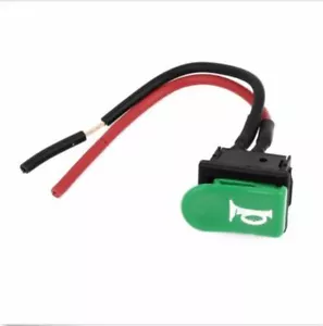 Interruptor momentáneo de botón con cable con botón bocina de automóvil SPST para motocicleta ~ ATV ~ - Imagen 1 de 1