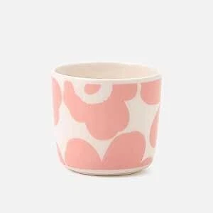 [Japan Limited] marimekko Unikko Latte Mug (No Handle) 200ml Coral Pink  - Image 1 of 1