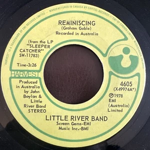 LITTLE RIVER BAND - REMINISCING - 4605 AUSTRALIA VINYL 7" VG - Bild 1 von 2
