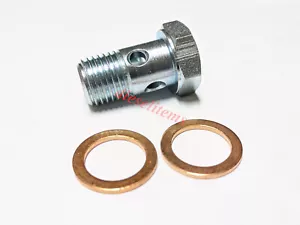 Perno y lavadoras de banjo, perno 14 x 1,5 rosca. Cabezal de perno 19 mm o aproximadamente 3/4" común - Imagen 1 de 2