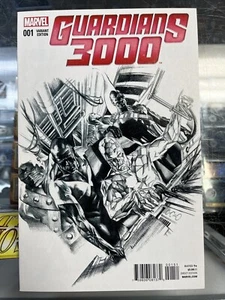 GUARDIANS 3000 #1 RARE 1:100 SKETCH VARIANT ALEX ROSS COVER NEAR MINT - Picture 1 of 2