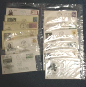 Lot of 12 First Day Cover Stamp Hermitage Lincoln Navy Liberty 1957-1960 Lot #A - Bild 1 von 7