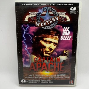 Captain Apache (DVD, 1971) Region 4 Lee Van Cleef FREE POST - Picture 1 of 2