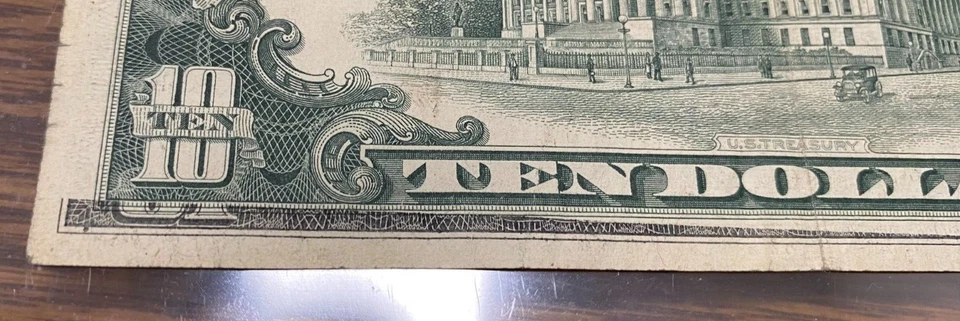 1969B FRN Neat Offset Error VF CHRC (Formerly CHN) - Image 1 of 3