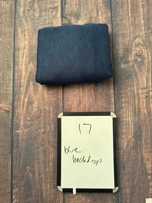 Tecido posando fundo de malha elástica azul marinho para fotografia de recém-nascido - Imagem 1 de 3