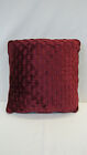 $540 ETRO Italy “Home Collection” decorative pillow / wine red - 100% viscose  