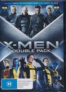 X-Men Double Pack 2-movies DVD NEW Days of Future Past First Class Region 4 - Picture 1 of 1