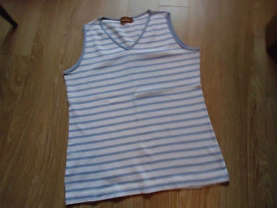 DEBARDEUR MARINIERE.BLEU/BLANC.MARQUE BAGORA.TAILLE:3 - Photo 1/3