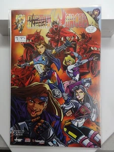 Atomik Angels #1 1996 Crusade Comics firmato Mark Morales quasi come nuovo - Foto 1 di 9