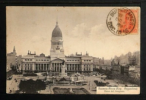ARGENTINA 27 -BUENOS AIRES -Plaza del Congreso (1918) - Picture 1 of 2