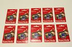 Lot of 10 SanDisk 8GB SDHC Memory Cards HD Video SDSDB-008G-B35 ~ NEW & SEALED