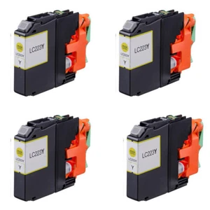 4 NICHT OEM gelbe LC223Y Tinte für Brother DCP-J4120DW DCP-J562DW MFC-J5320DW - Bild 1 von 1