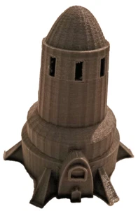 Wargame Scenery Terrain Epic  6mm - Large Cylinder Tower 1 - Picture 1 of 3