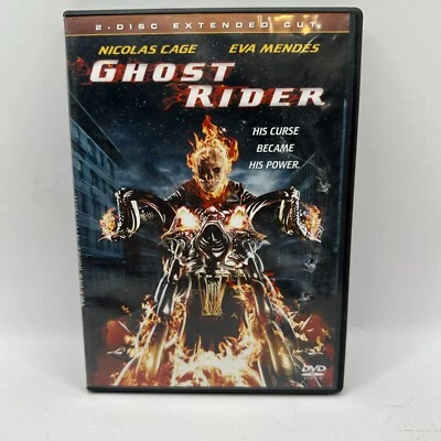 Ghost Rider 2-Disc Extended Cut DVD Movie Not Rated Marvel Widescreen Eva Mendes - Image 1 of 4