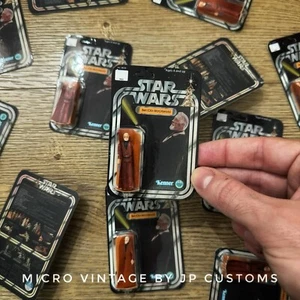 Star Wars Micro Vintage: [CARDIERT] Obi-Wan Kenobi First 12 Figur (JP Customs) - Bild 1 von 1