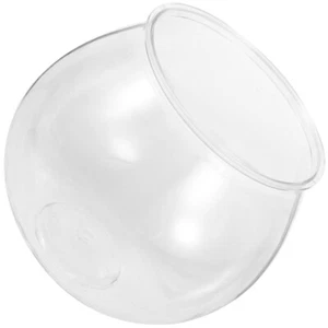 Plastic Fish Tank Vase Clear Aquarium Planter Tanks Decoration Bowl - Afbeelding 1 van 12