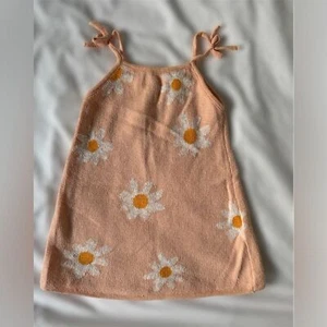 Vestido Zara Niño Niña Floral Margarita Crochet Tejido 18-24 Meses - Imagen 1 de 6