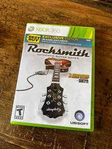 Rocksmith Xbox 360 2011 Best Buy Exclusive Edition CIB Manual Fret Decals TESTED - Picture 1 of 4