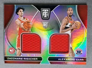 2024-25 Panini Totally Certified Zaccharie Risacher Alexandre Sarr Dual Patch RC - Bild 1 von 2