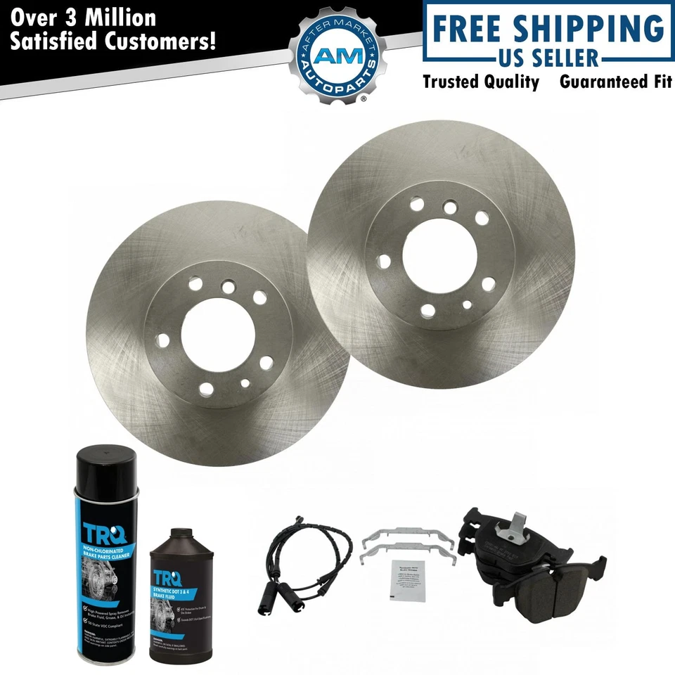 Brake Pad & Rotor Kit Front Ceramic w/Chemicals - Image 1 of 4
