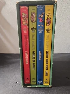 VTG The Wonderful Worlds of Walt Disney 4 Book Boxed Set Golden Press 1965 Rare - Picture 1 of 15