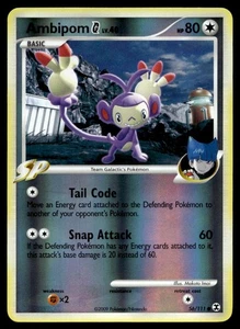 Ambipom G 56/111 Pokemon Card Rising Rivals Common 80 HP Rev Holo LP E30 - Picture 1 of 2