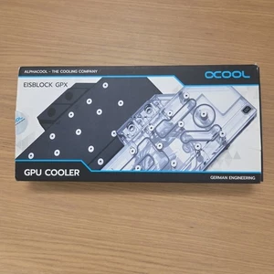 Alphacool Eisblock Aurora Acryl GPX-A Radeon RX 6800XT/6900XT Nitro+ con piastra - Afbeelding 1 van 3