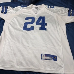 54 Marion Barber Dallas Cowboys maglia sul campo Reebok taglio professionale cucita 28x34" - Foto 1 di 9