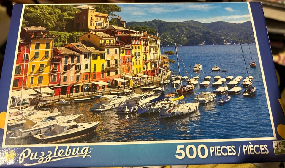Puzzlebug Harbor Riviera di Portofino Liguria Italy 500 Pcs Puzzle New/Sealed - Image 1 of 1