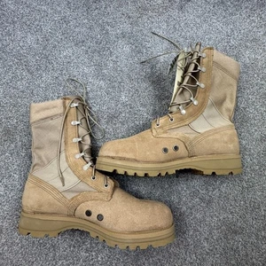 Belleville Army DST Combat Boot Hot Weather Tan Vibram Soles Mens 8W New - Picture 1 of 13