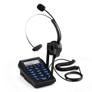 Call Center Wire Headsets Phone with Noise Cancelling Microphone - Zdjęcie 1 z 8