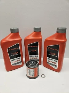 OEM Honda VT750 Shadow Full Synthetic Grade Oil Change Kit - Picture 1 of 1