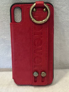 Custodia telefono portafoglio rossa per Apple Iphone Xs nuova confezione aperta - Foto 1 di 4