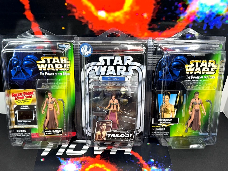 Star Wars 1997 2004 Kenner/Hasbro POTF2 OTC#33 ESCLAVO LEIA 3 versiones COMO NUEVO en ESTUCHE Foto 1 de 4