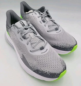 UNDER ARMOUR HOVR Turbulence 2 Uomo 11,5 Grigio/Verde Neon 3026520-011 Nuovo con scatola - Foto 1 di 6