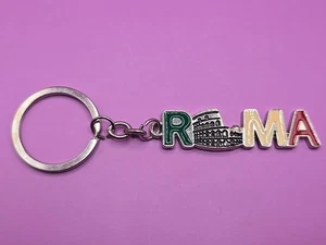 Roma Italia Italia Llavero Llavero - Vintage Retro Metal Viaje Recuerdo Regalo - Imagen 1 de 2