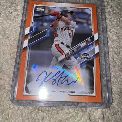2021 Tops pro Debut orange autograph  Kyle Stowers Rc 17/25  Hot  - Image 1 of 4