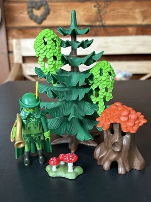 Playmobil 3933 grüner Waldgeist Tanne komplett original Rarität Sammler - Bild 1 von 3
