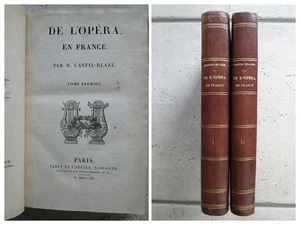 CASTIL-BLAZE : DE L'OPERA EN FRANCE, 1820. - Picture 1 of 24