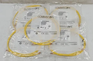 (QTY. 5) Commscope SYSTIMAX GS8E-YL-6Ft Modular Patch cord Yellow Cat6 6Ft -NEW - Picture 1 of 3