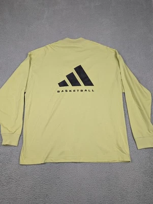 Adidas Shirt Mens Medium Halo Gold One BB Long Sleeve Basketball IN9562 - Image 1 of 4