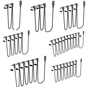 Cable angular divisor de cadena de alimentación de 9 V CC margarita para pedal efecto guitarra - Imagen 1 de 15