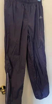 Pantalones de chándal Adidas púrpura talla mediana #142602 3 rayas púrpuras desde la rodilla hasta la rodilla Foto 1 de 4