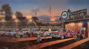 Yesterday's Hero firmato edizione limitata stampa di Dave Barnhouse - NASCAR - Foto 1 di 1