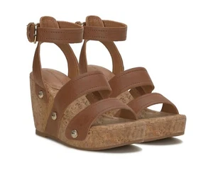 New Lucky Brand LK Valintina Wedge Platform Strapped Sandals Size 9/EUR40 - Picture 1 of 6