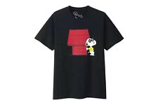 KAWS x Peanuts x UNIQLO Snoopy Joe KAWS Doghouse T-Shirt Black - SIZE LARGE