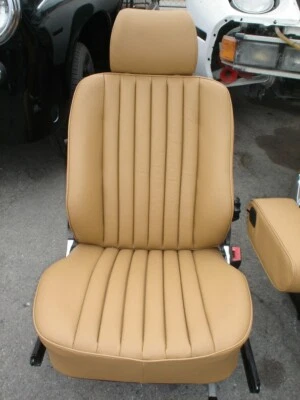 Mercedes Benz R107 MB Vinyl seat Front Covers 300sl,420sl,500sl,560SL, 1986-1989 - Image 1 of 4