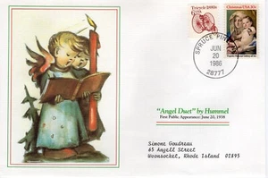ANGEL DUET, ABETE ROSSO PINO, NC 1986 FDC16564 - Foto 1 di 2