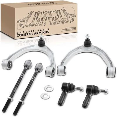 Brazo de control 4 piezas con extremo de varilla de amarre de rótula para Volkswagen Touareg 04-10 Audi Q7 Foto 1 de 4